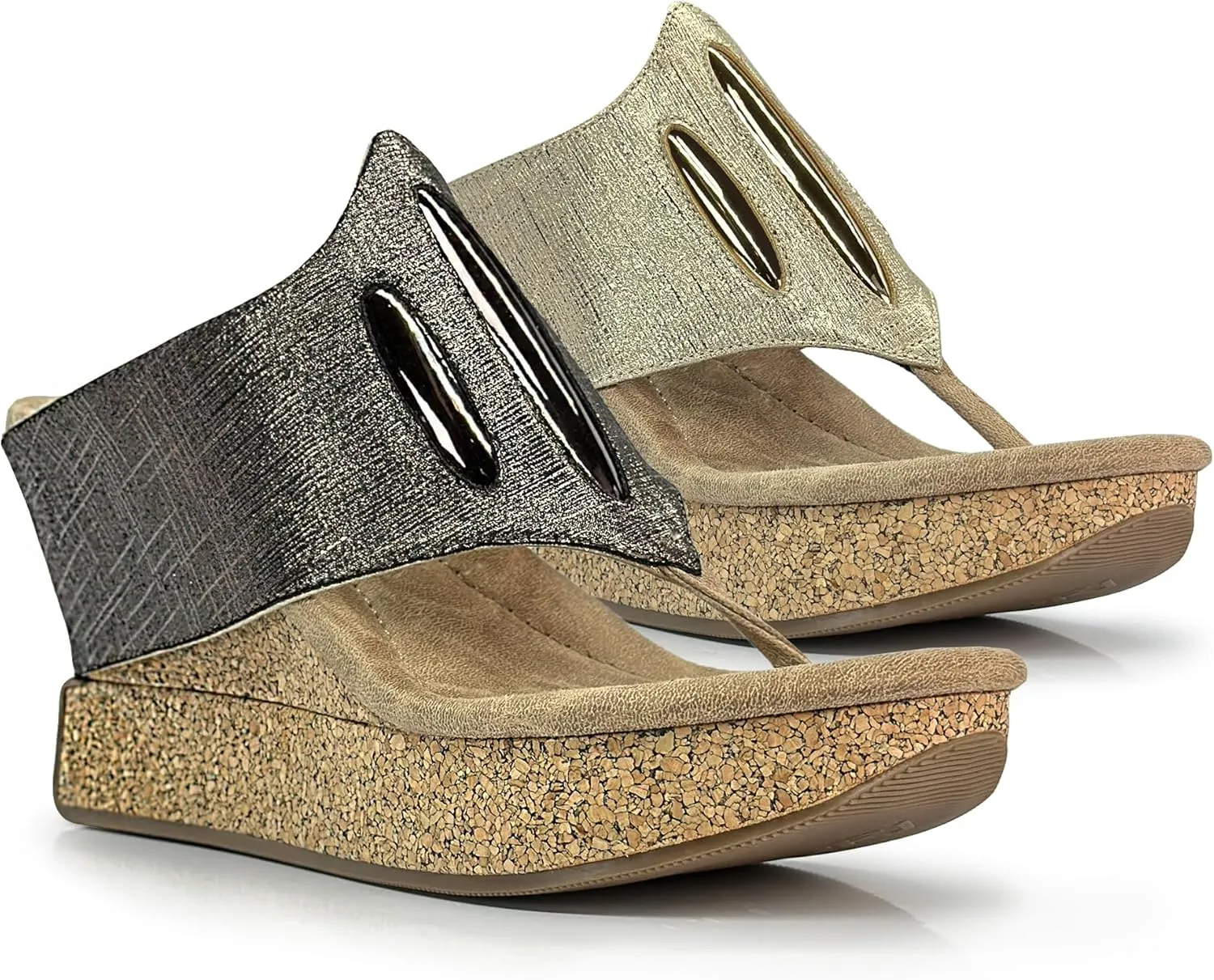 Modzori Elva High Wedge Reversible Sandal
