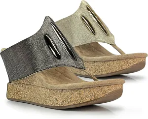 Modzori Elva High Wedge Reversible Sandal