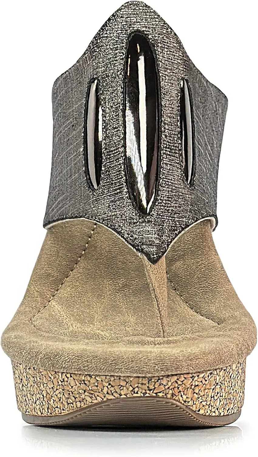 Modzori Elva High Wedge Reversible Sandal