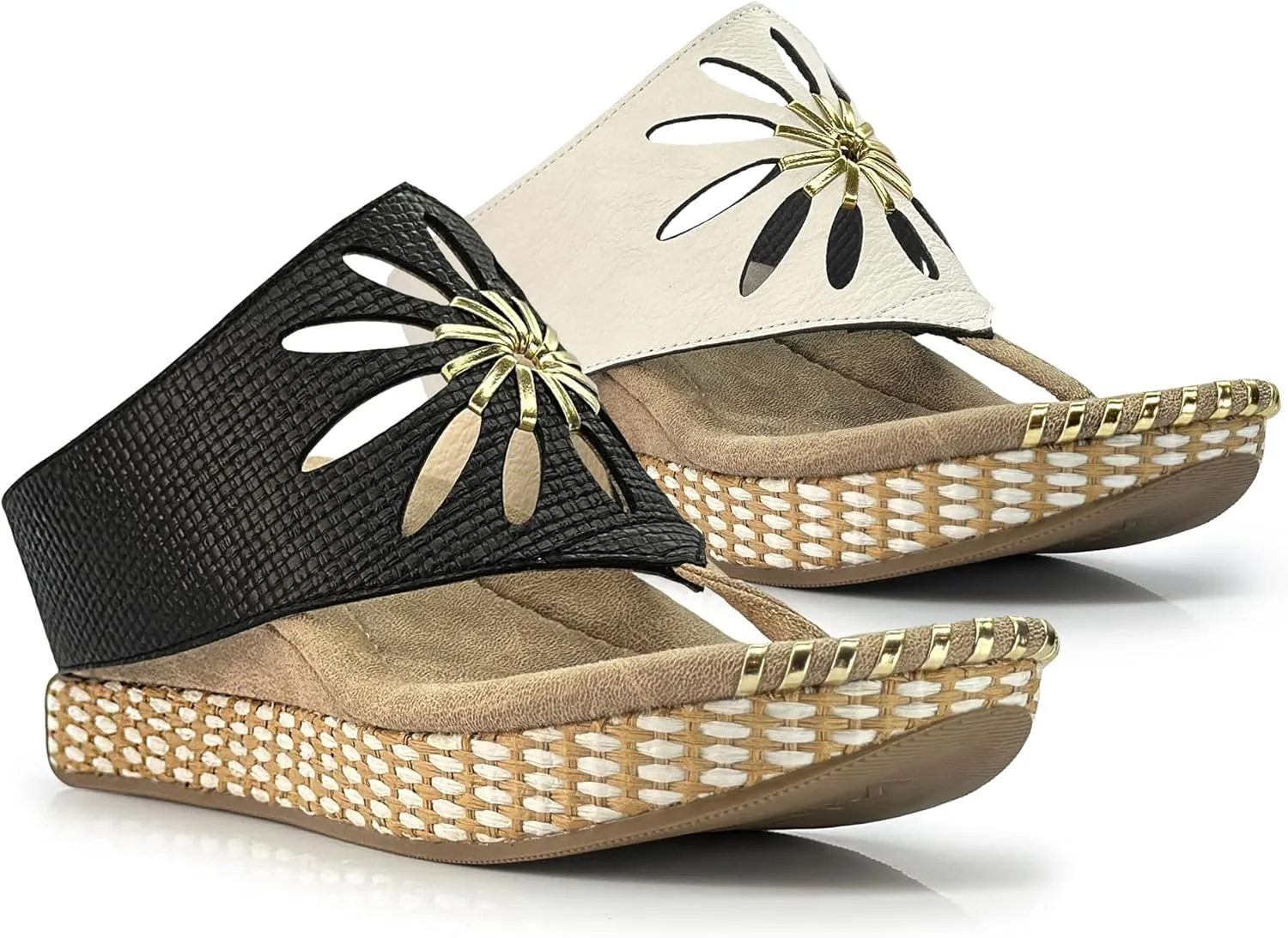 Modzori Flora Mid Wedge Reversible Sandal