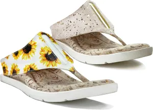 Modzori Iris Low Wedge Reversible Sandal