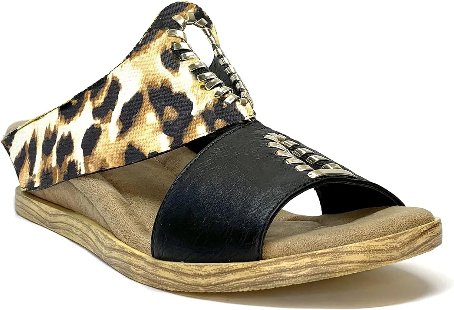 Modzori Lada Women's Low Wedge Easy Flip to Reverse Slide Sandal