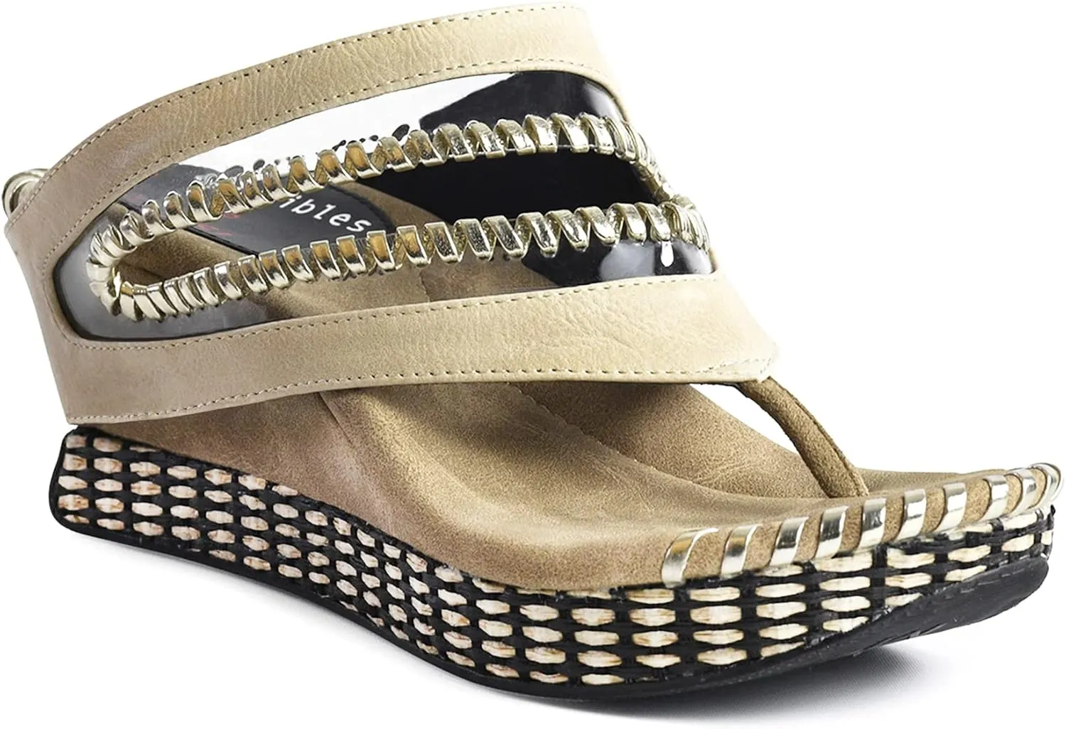 Modzori Valencia Mid Wedge Reversible Sandal