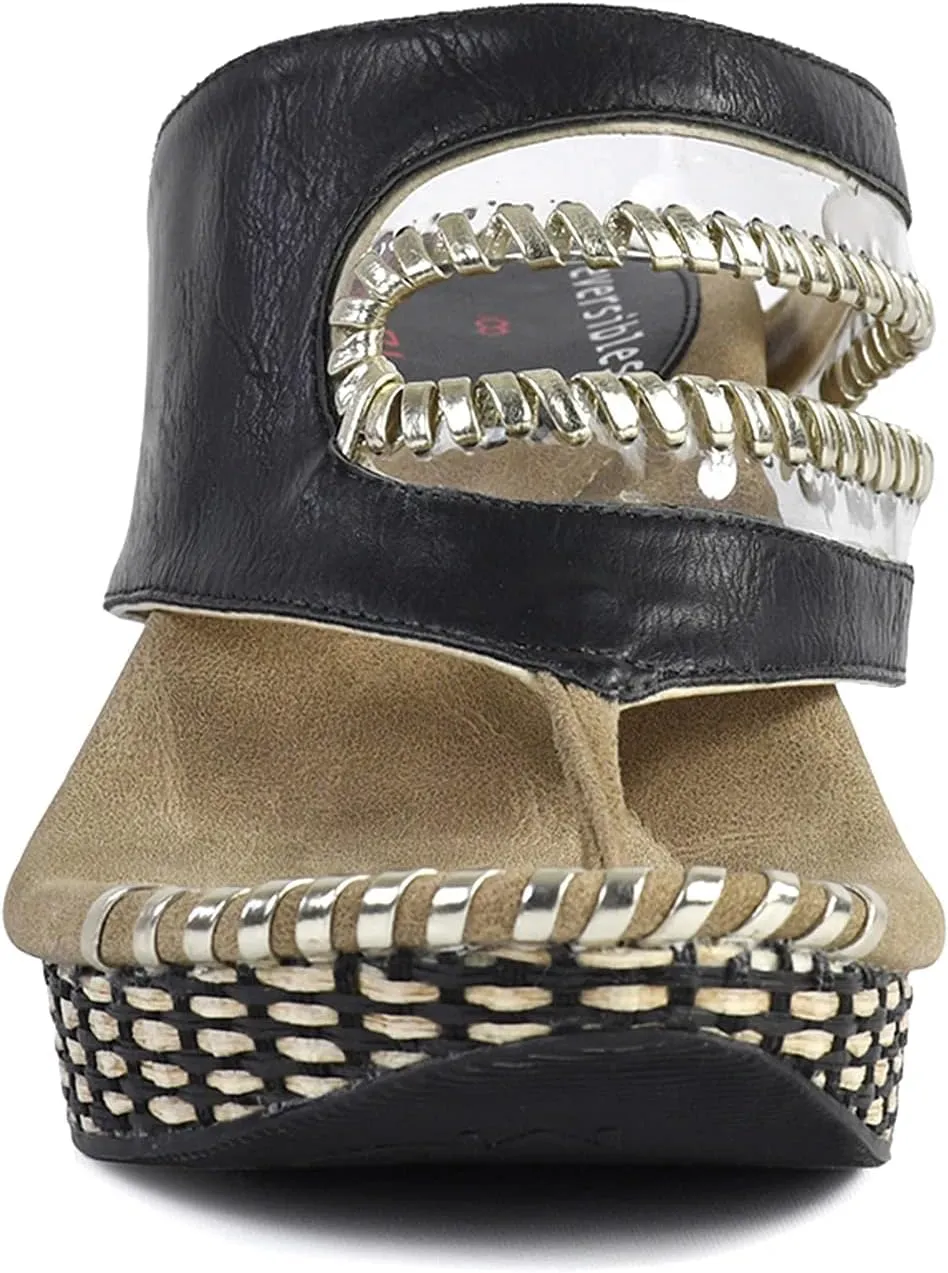 Modzori Valencia Mid Wedge Reversible Sandal