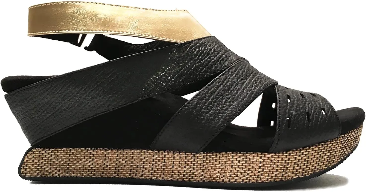 Modzori Verona Women's Mid Wedge Reversible Sandal