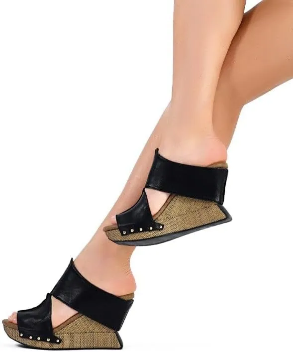 Modzori Virginia High Wedge Reversible Sandal