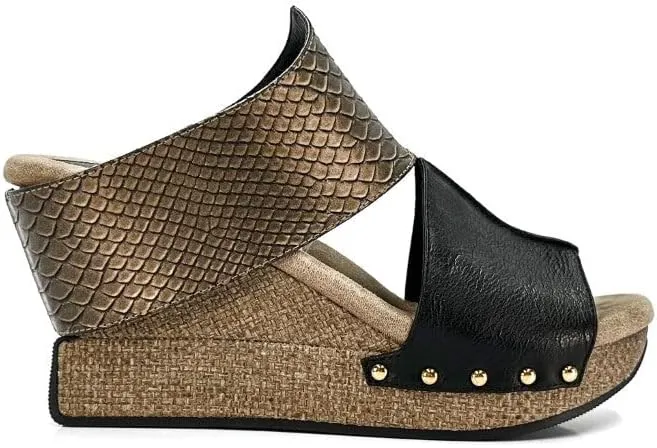 Modzori Virginia High Wedge Reversible Sandal