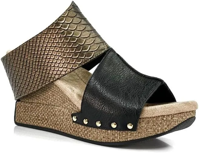 Modzori Virginia High Wedge Reversible Sandal