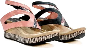 Modzori Zoey Women's Mid Wedge Reversible Sandal
