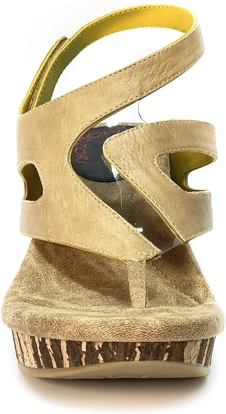 Modzori Zoey Women's Mid Wedge Reversible Sandal