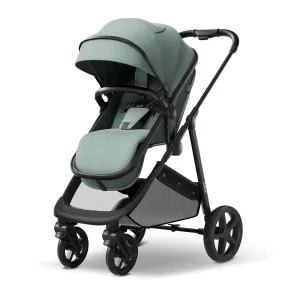 Mompush Wiz 2-in-1 Convertible Baby Stroller with Bassinet Mode, Foldable Infant Stroller with Reversible Seat and Large UPF 50  Canopy