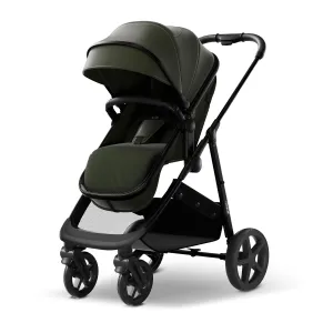 Mompush Wiz 2-in-1 Convertible Baby Stroller with Bassinet Mode, Foldable Infant Stroller with Reversible Seat and Large UPF 50  Canopy