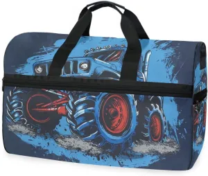 Monster Truck 1 Travel Duffel Bag Luggage Sports Gym Bags With Shoes Compartment Large Capacity Lightweight Duffle Bag For Men Women