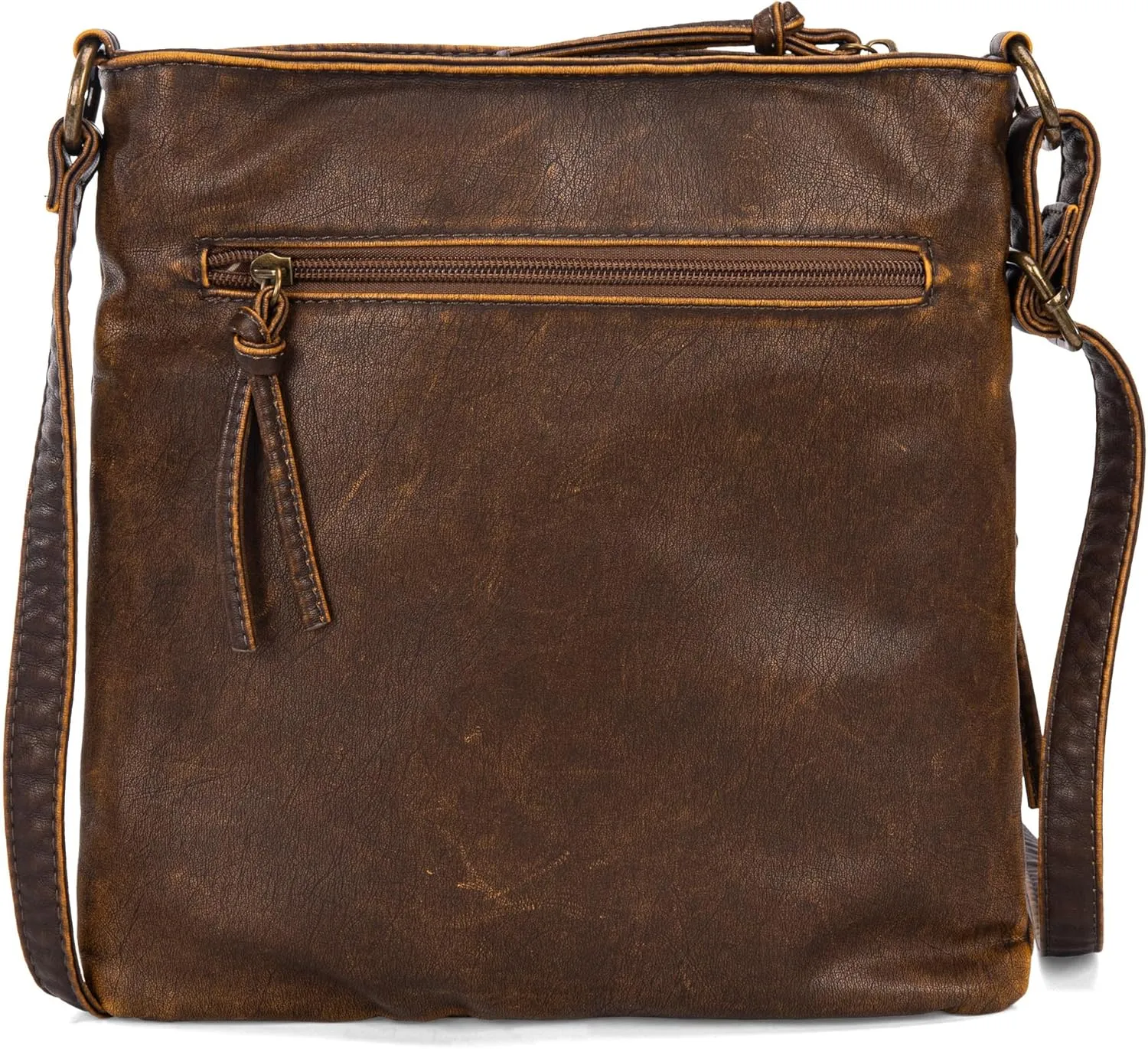Montana West Crossbody Bag for Women Multi Pocket Shoulder Medium Travel Purses Ultra Soft Washed Leather