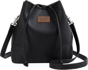 Montana West Lee Small Crossbody Bags for Women Drawstring Bucket Purse with Adjustable Strap