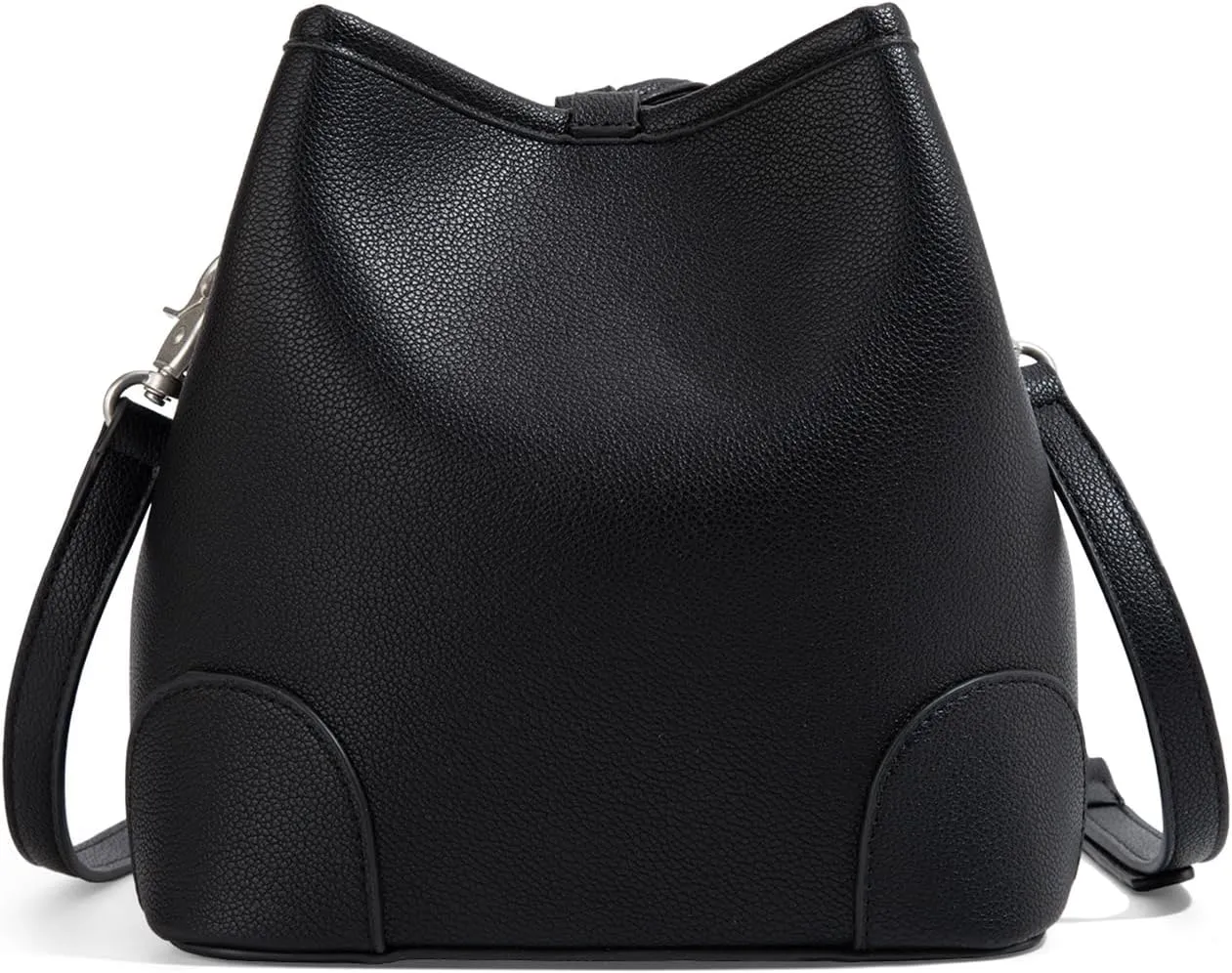 Montana West Lee Small Crossbody Bags for Women Drawstring Bucket Purse with Adjustable Strap