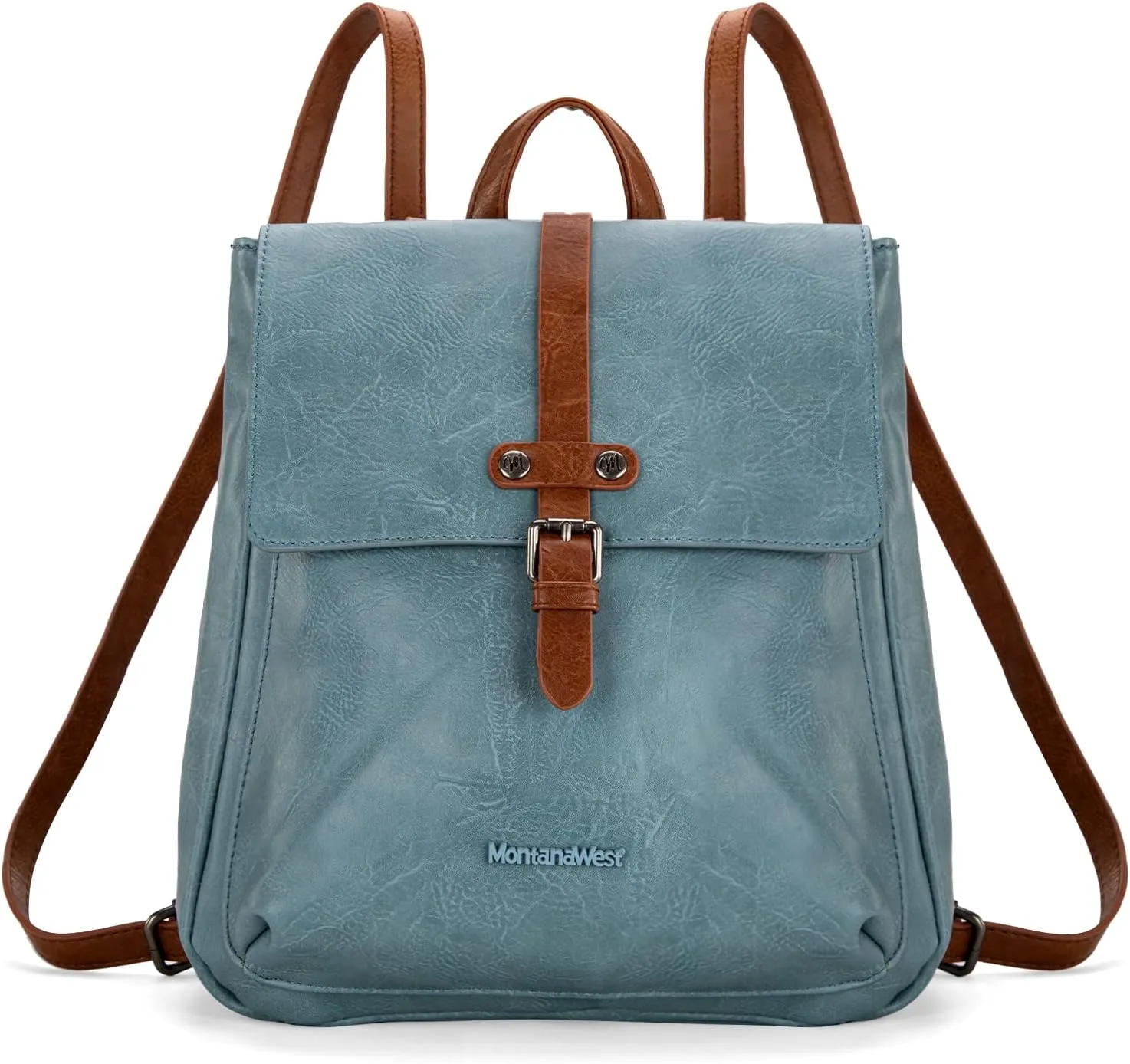 Montana West Medium Backpack Purse for Women Casual Convertible Crossbody Backpack for Travel Work