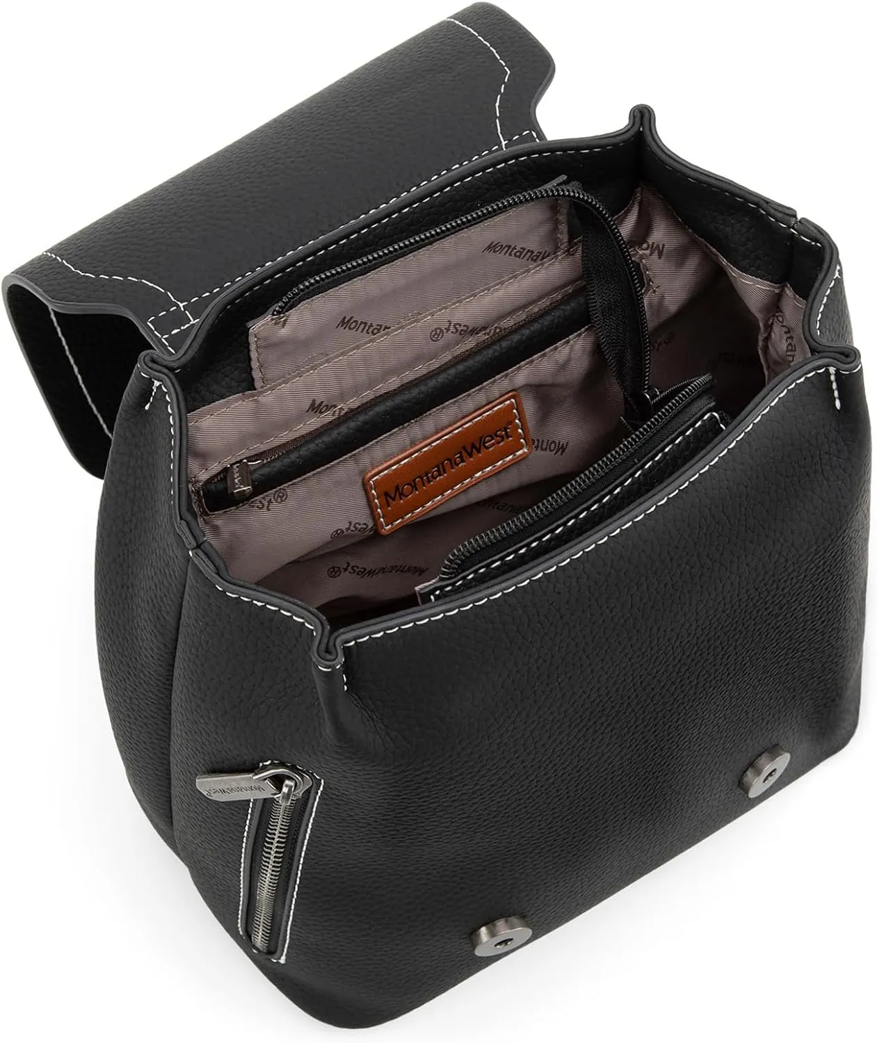 Montana West Mini Backpack Purse for Women Vegan Leather Small Colorblock Backpack Cute Convertible Shoulder Bag