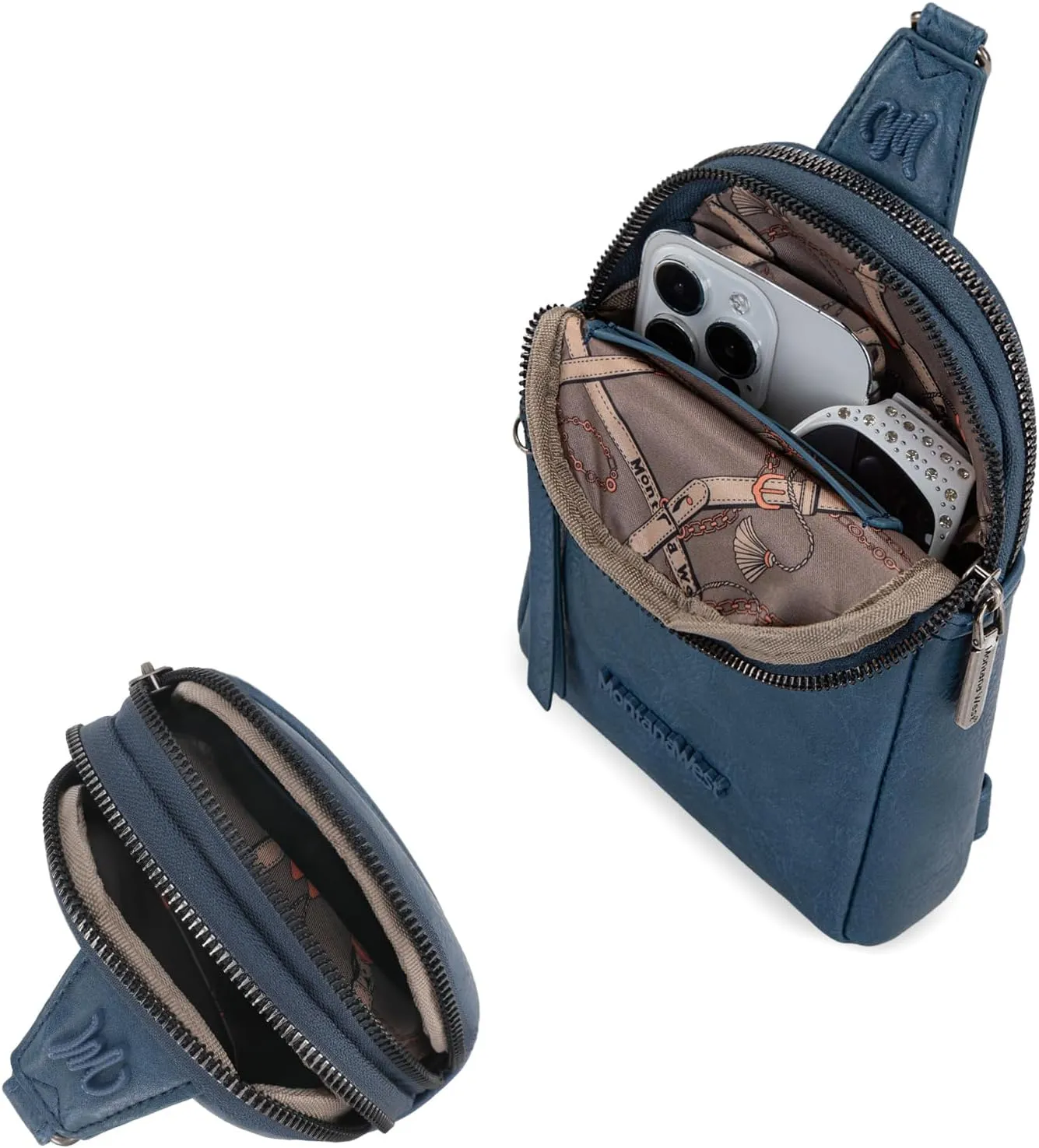 Montana West Small Crossbody Sling Bag for Women Cute Cross Body Fanny Pack Purse
