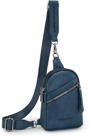 Montana West Small Crossbody Sling Bag for Women Cute Cross Body Fanny Pack Purse