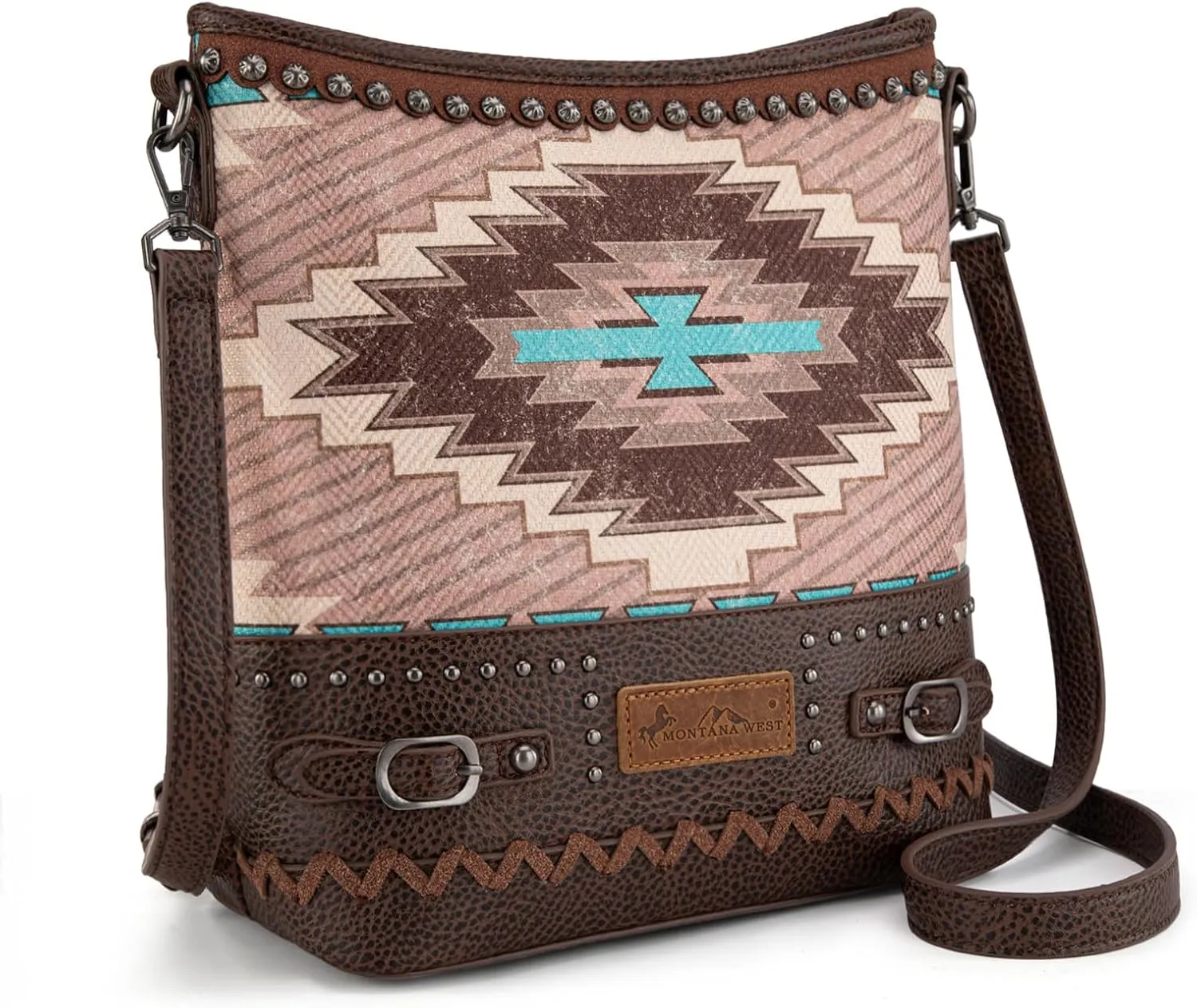 Montana West Western Aztec Tote Bag for Women Country Cowgirl Top Handle Shoulder Bag