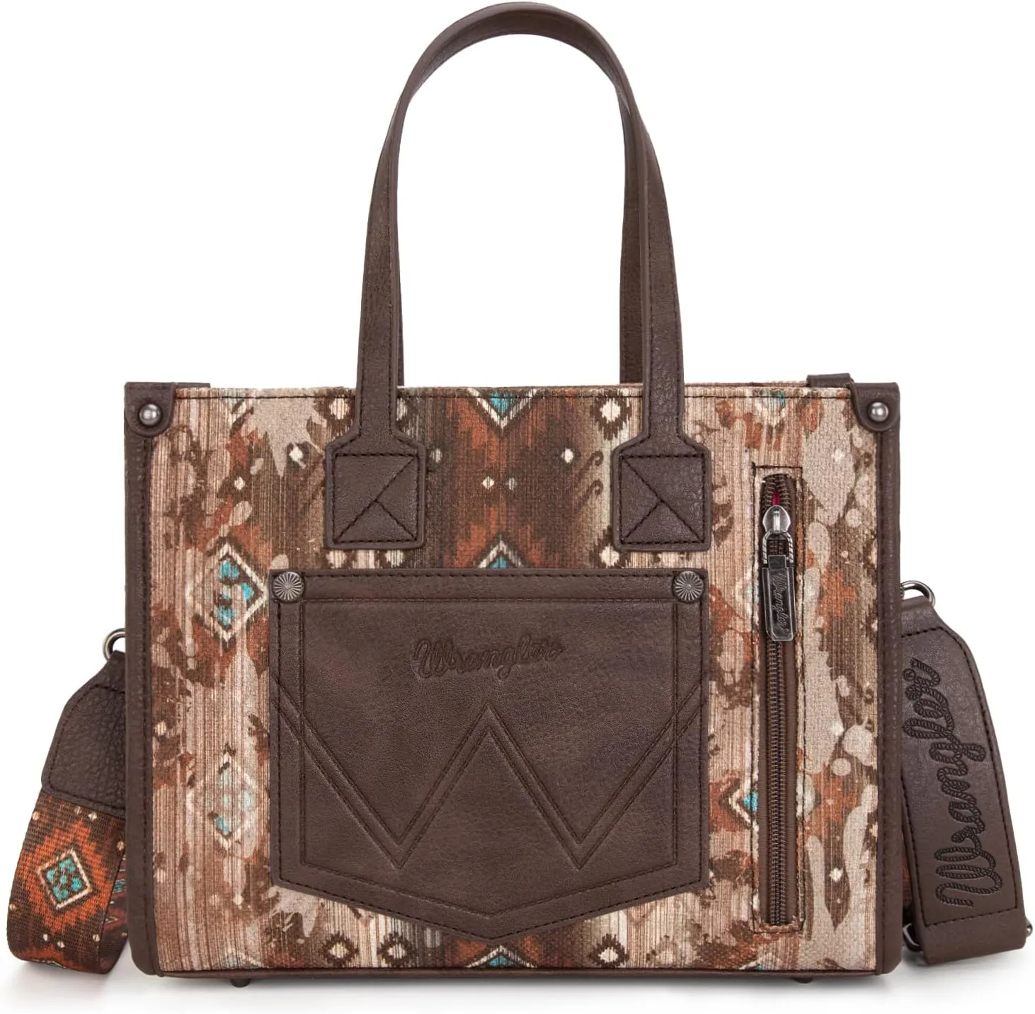 Montana West Wrangler Aztec Tote Bag for Women Western Purses and Handbags
