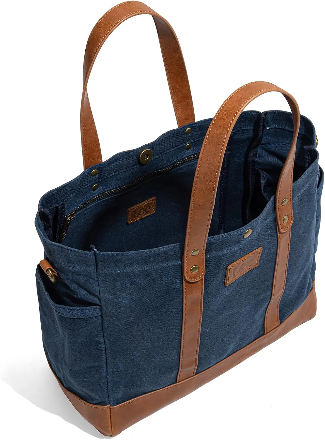 Montana West x Lee Tote Bag for Women Waxed Canvas Shoulder Handbags Crossbody Bag with Adjustable Strap