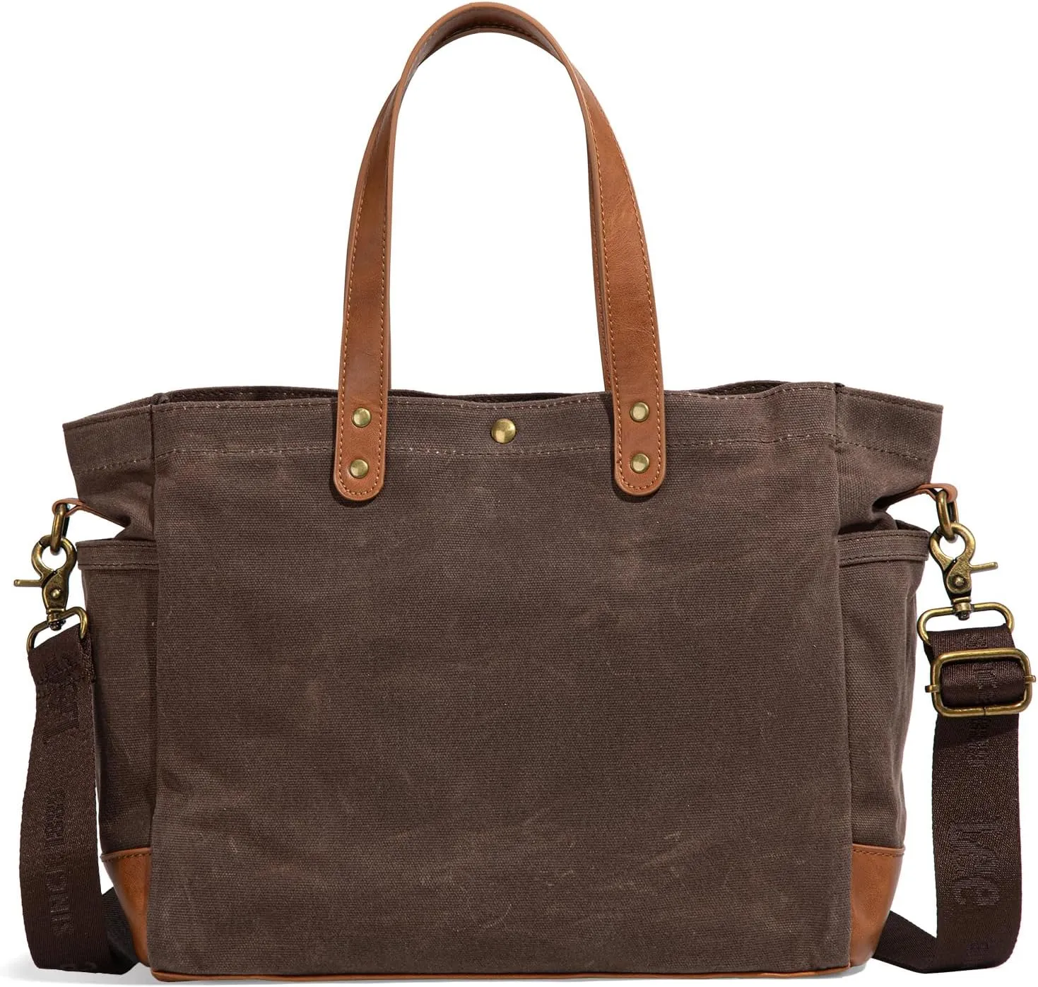Montana West x Lee Tote Bag for Women Waxed Canvas Shoulder Handbags Crossbody Bag with Adjustable Strap