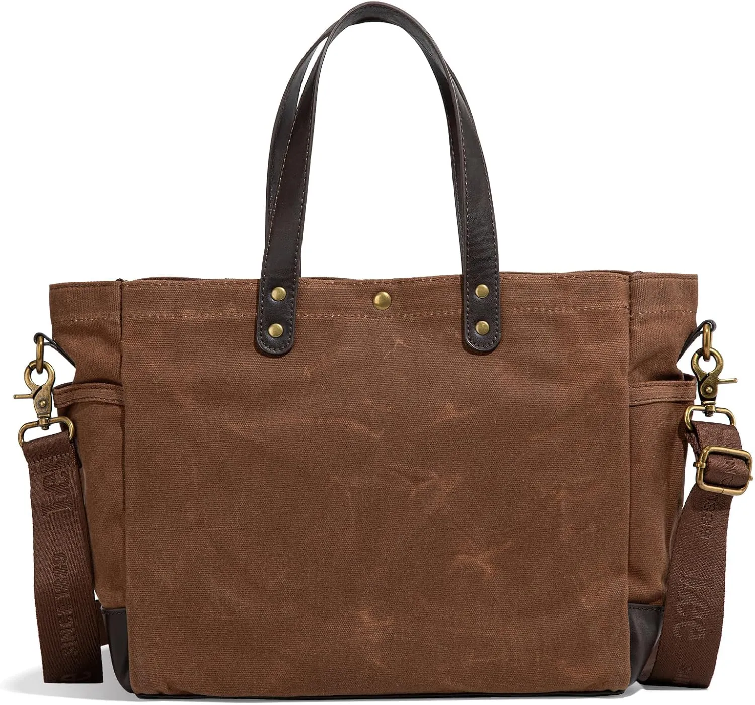 Montana West x Lee Tote Bag for Women Waxed Canvas Shoulder Handbags Crossbody Bag with Adjustable Strap