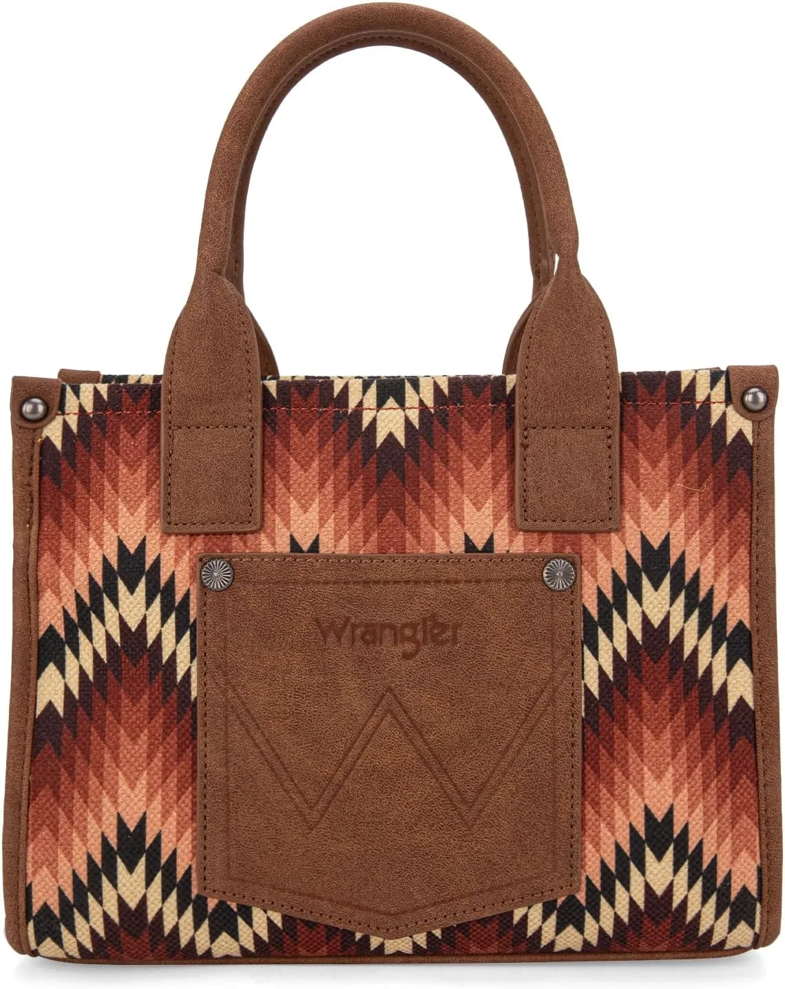 Montana West X Wrangler Tote Bag for Women Boho Aztec Shoulder Purse Top Handle Satchel Handbag