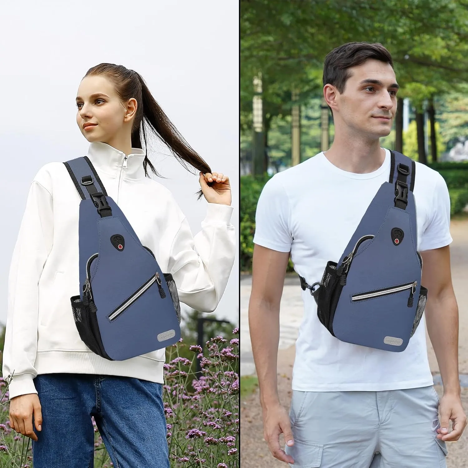 MOSISO Mini Sling Backpack,Small Hiking Daypack Travel Outdoor Casual Sports Bag