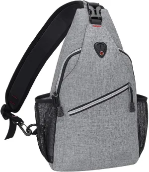 MOSISO Rope Sling Backpack (Up to 13 inch), Multipurpose Crossbody Chest One Shoulder Outdoor Travel Hiking Daypack