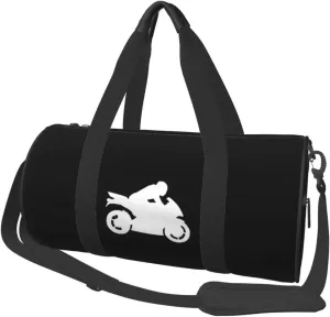 Motorcycle Convertible Garment Bag with Shoulder Strap, Carry on Garment Duffel Bag for Men Women - Rolling Foldable for Travel Luggage Bags (Black)