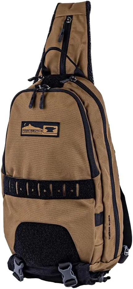 Mountainsmith Timber Sling, Tactical Shoulder Bag for Flyfishing and Outdoor Activities, Coyote Brown