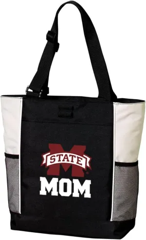 MSU Bulldogs Mom Tote Bags Mississippi State Mom Totes Beach Pool Or Travel
