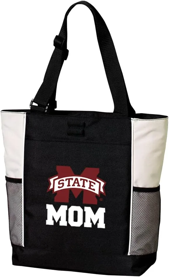 MSU Bulldogs Mom Tote Bags Mississippi State Mom Totes Beach Pool Or Travel