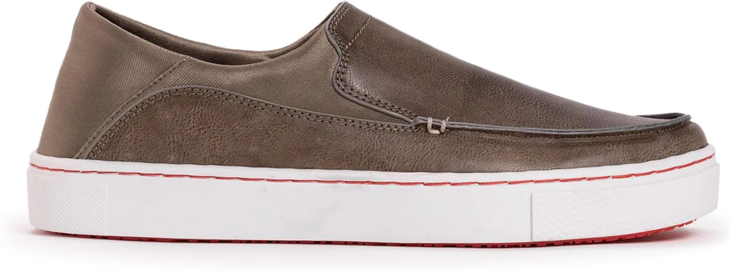 MUK LUKS Men's Park Place Sneaker-Denim Loafer