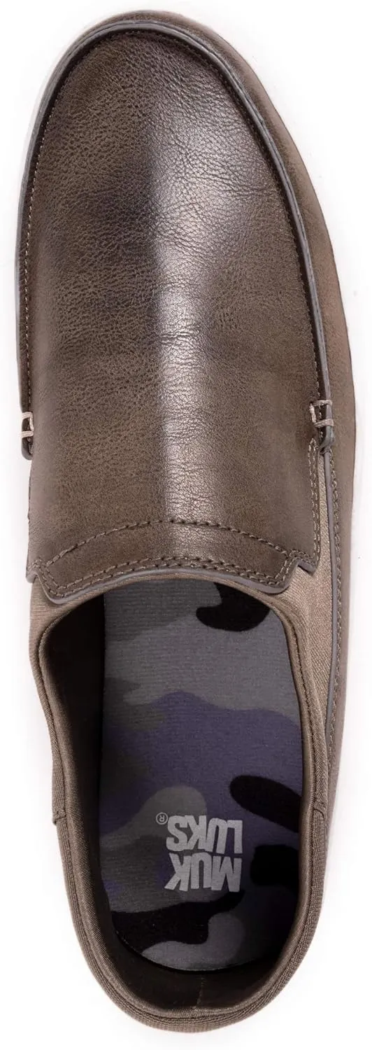 MUK LUKS Men's Park Place Sneaker-Denim Loafer