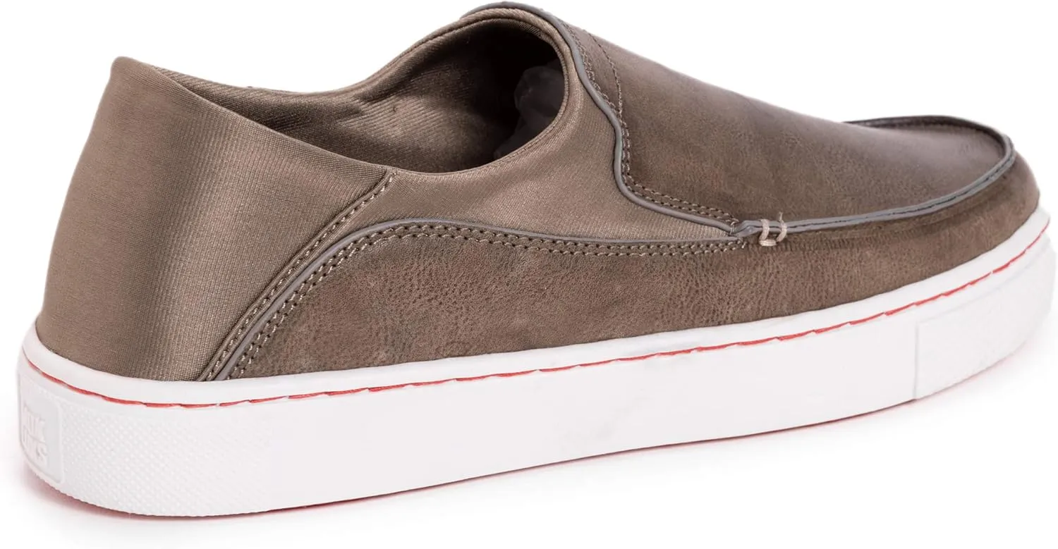 MUK LUKS Men's Park Place Sneaker-Denim Loafer