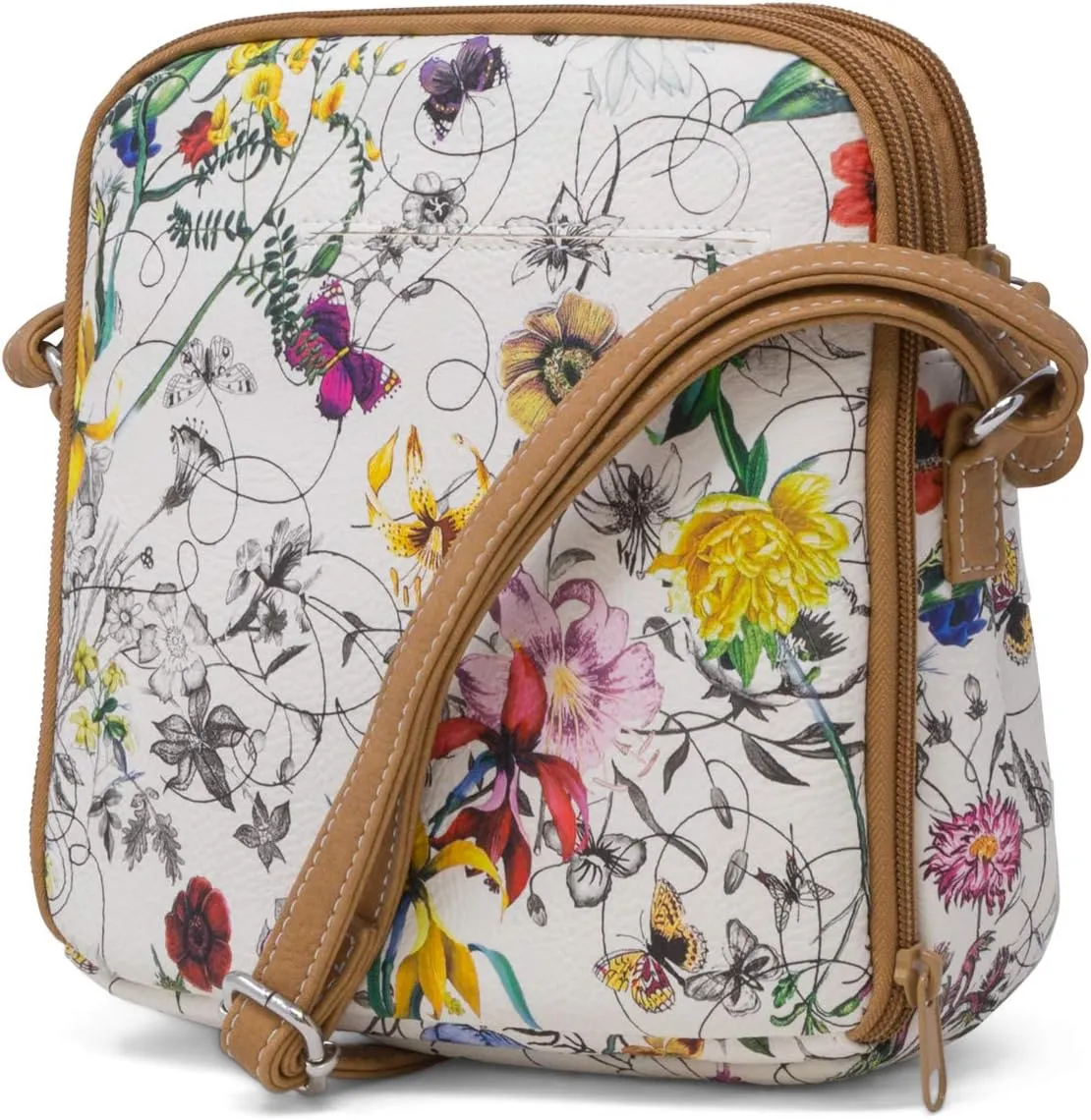 MultiSac North South Mini Zip Around Crossbody Bag