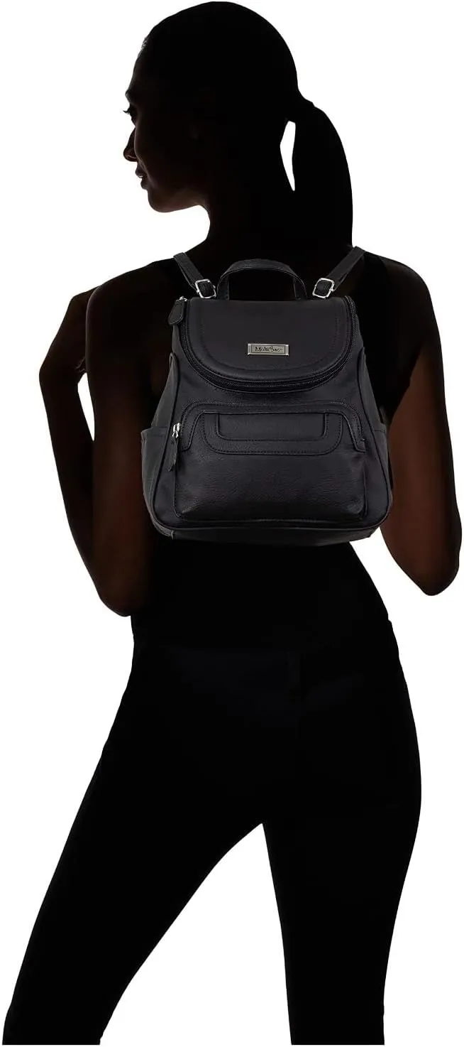 MultiSac womens Major Backpack, Black, One Size US
