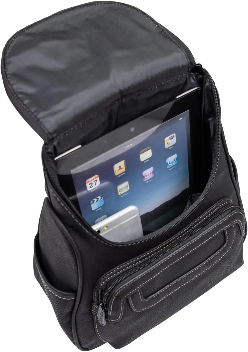 MultiSac womens Major Backpack, Black, One Size US