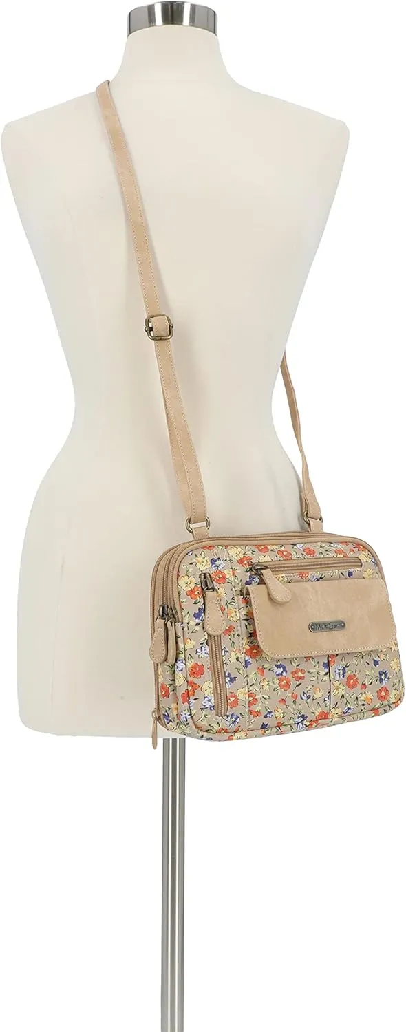 MultiSac Zippy Triple Compartment Crossbody Bag