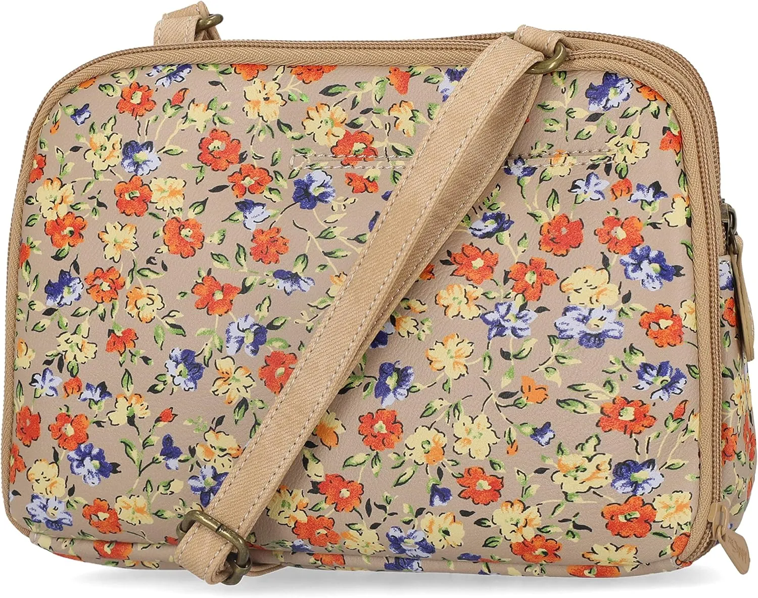 MultiSac Zippy Triple Compartment Crossbody Bag