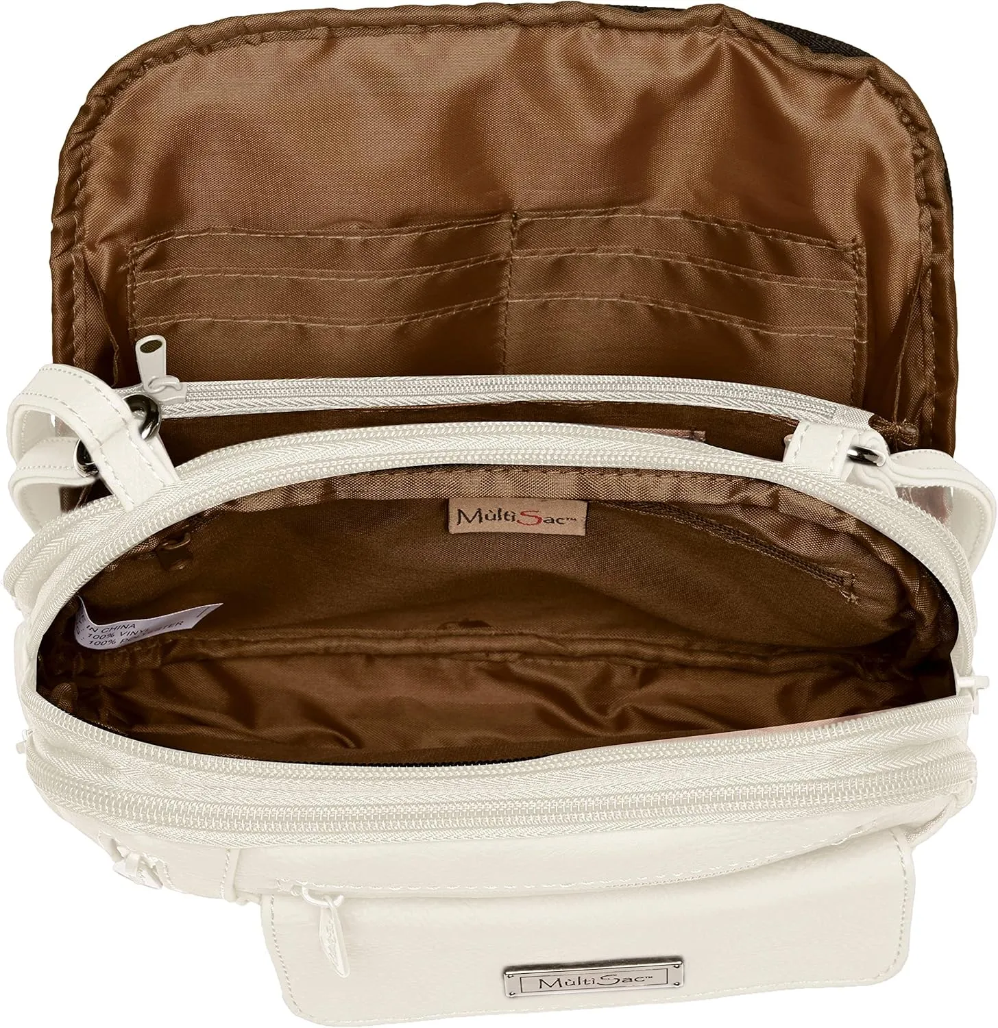 MultiSac Zippy Triple Compartment Crossbody Bag