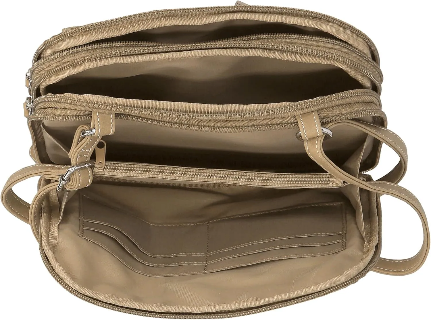 MultiSac Zippy Triple Compartment Crossbody Bag