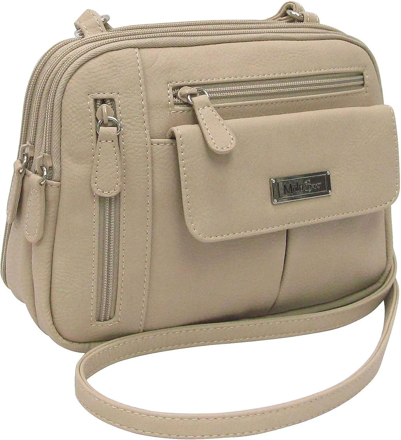 MultiSac Zippy Triple Compartment Crossbody Bag