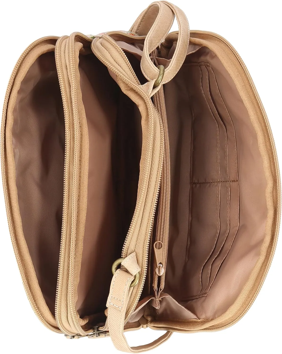 MultiSac Zippy Triple Compartment Crossbody Bag