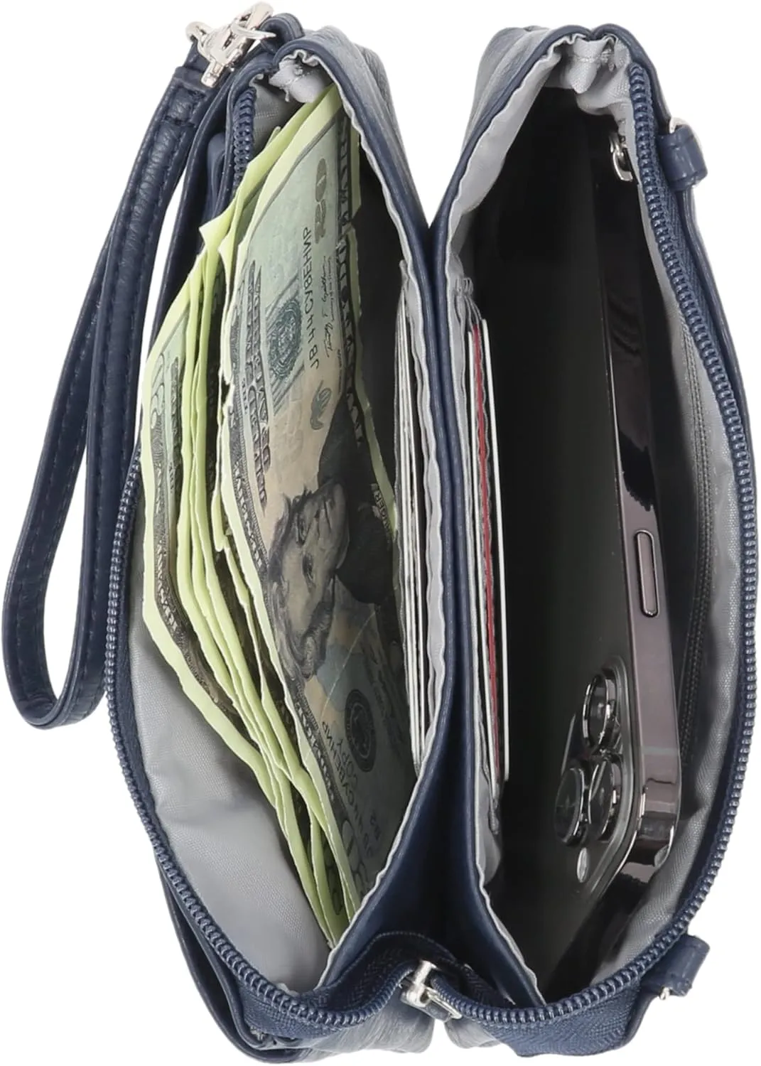 Mundi Brady RFID Wallet Purse Cell Phone Crossbody Bag For Women