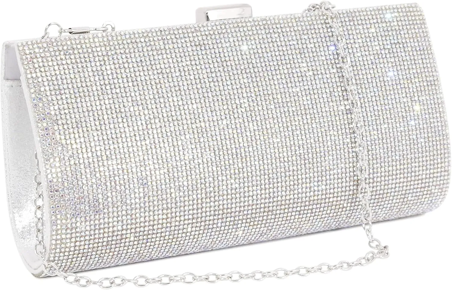 Naimo Women's Sequin Rhinestone Evening Bag Elegant Glitter Clutch Handbag Purse